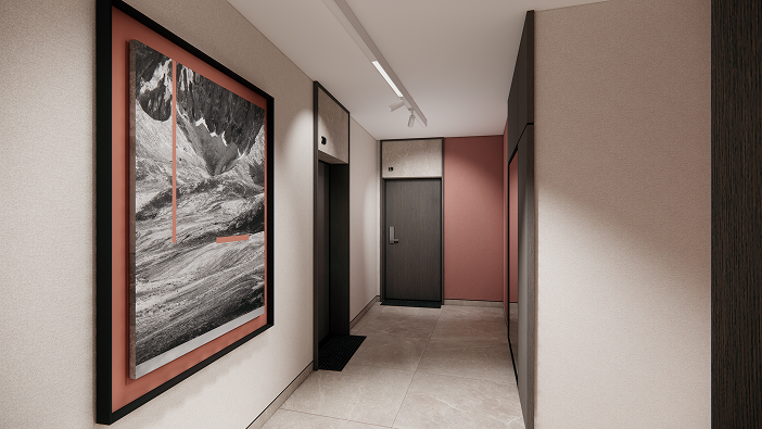 Wizualizacja wnętrza – Zatoka Mieszkania